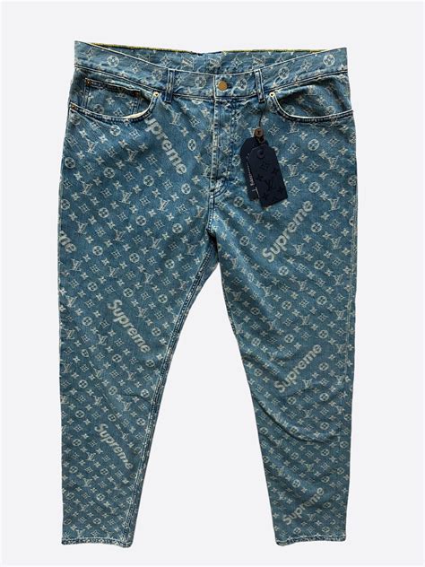 louis vuitton supreme monogram jeans|Monogram Accent Boot.